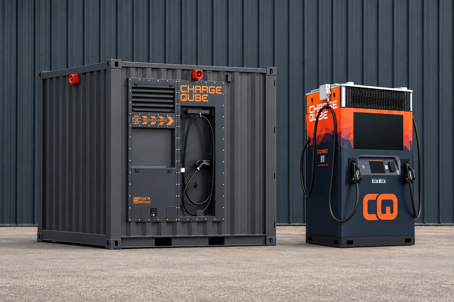 Charge Qube CQ160 alongside the CQ450