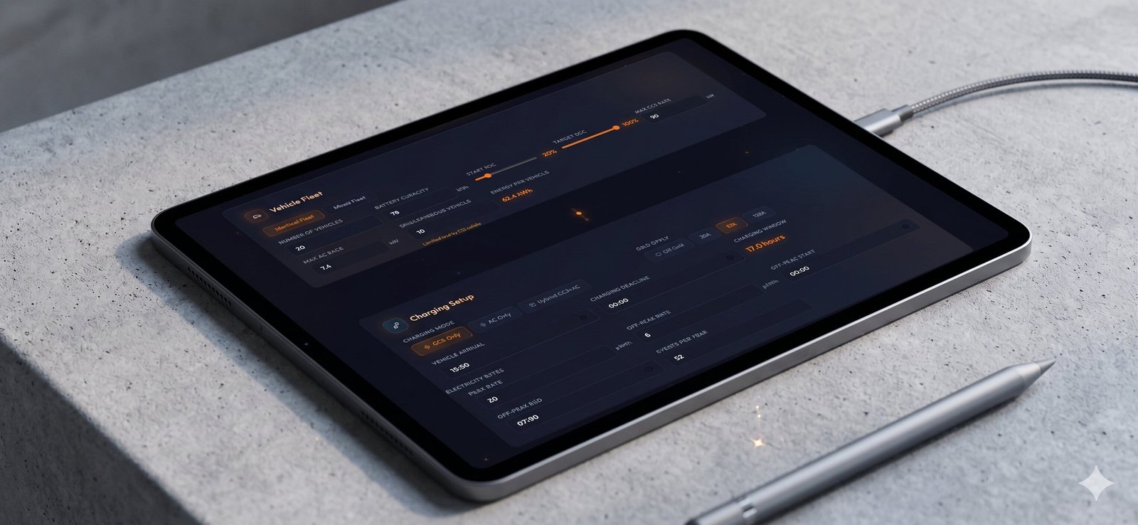Charge Qube fleet calculator